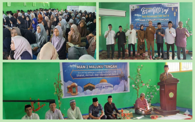 Peringati Isra Mi’raj 1447 H, MAN 2 Maluku Tengah Tekankan Pentingnya Sholat dan Terima Bantuan Renovasi Masjid